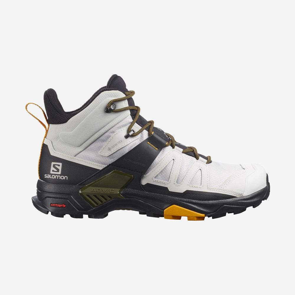 Salomon Singapore Mens Hiking Boots - X ULTRA 4 MID GORE-TEX Sliver | 37624-NDPO